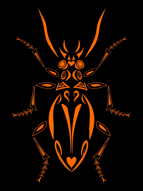 beetle design tattoo art prints for sale