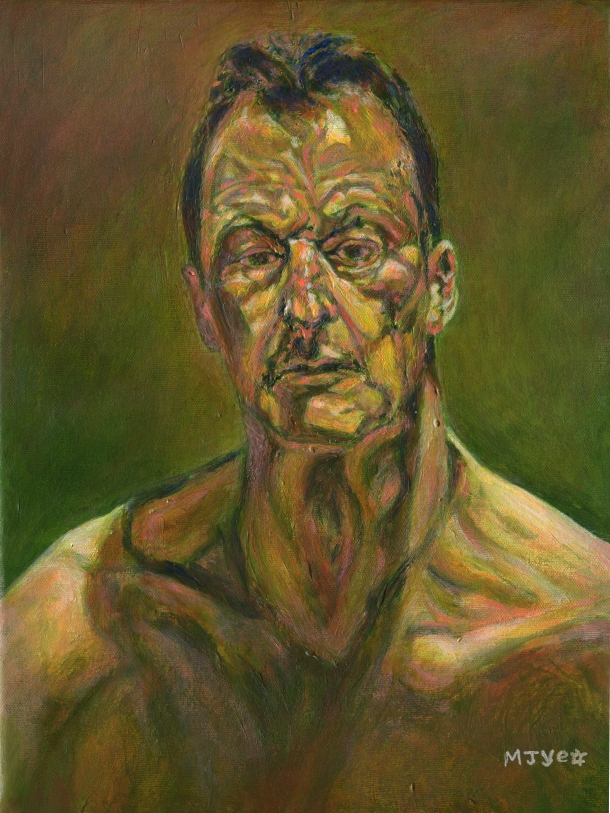 Lucian Freud portrait hand painted reproduction painting for sale